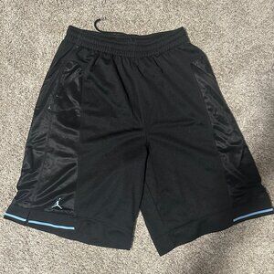 Jordan Brand Shorts (Black and Carolina Blue)